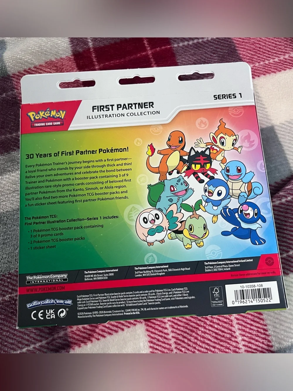 2 Pokemon First Partner Illustration Collection Series1 $65 per box/$130 = 2box